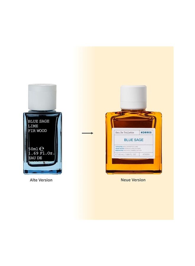 KORRES ماء تواليت، ساج أزرق، 1.69 أونصة سائلة - Image 3