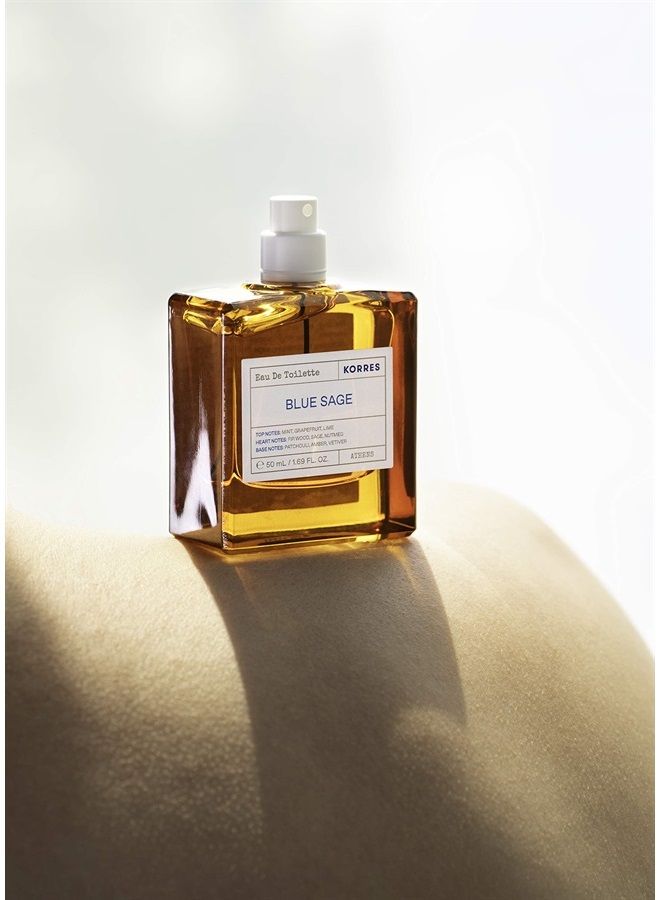 KORRES ماء تواليت، ساج أزرق، 1.69 أونصة سائلة - Image 2