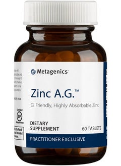 Zinc Ag Highly Absorbable Gi Friendly 20 Mg Zinc Arginate And Zinc Glycinate Supplement 60 Tablets