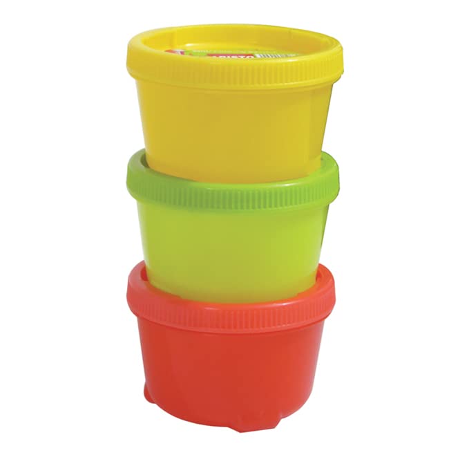 Aristo Swift Plastic Storage Container 300ml - Set Of 3 -Color May Vary - Image 1