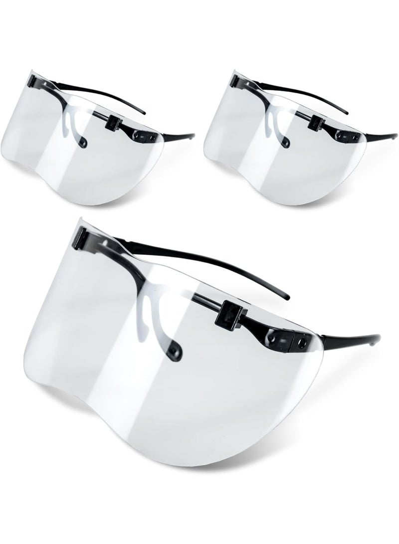 Zikra 3Pcs Blocking Over Glasses Safety Glasses,  Anti-Fog Scratch Resistant Goggles UV Glasses for UV Light Protection with Anti-Fog & Anti-Scratch Lenses - Image 1