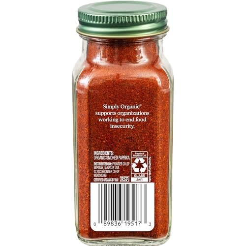 Simply Organic Smoked Paprika 272 Ounce Oak Wood Smoked  Ground Spanish Paprika Deep Smokey Flavor Kosher - Image 5