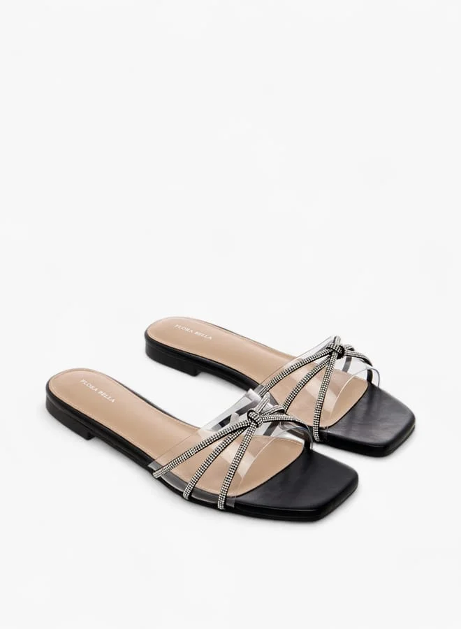Flora Bella By Shoexpress Women Embellished Slip-On Sandals
