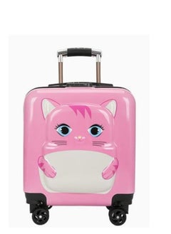 Generic Kids Luggage Travel Suitcase Children's Carry on Luggage 20" Cartoon Rolling Trolley Case Ride-on Wheeled Suitcase for Children Toddlers Boys Girls  - Image 1