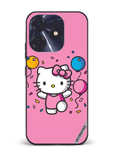 Protective Case Cover For Tecno Spark 10 Pro Hello Kitty Design Multicolour
