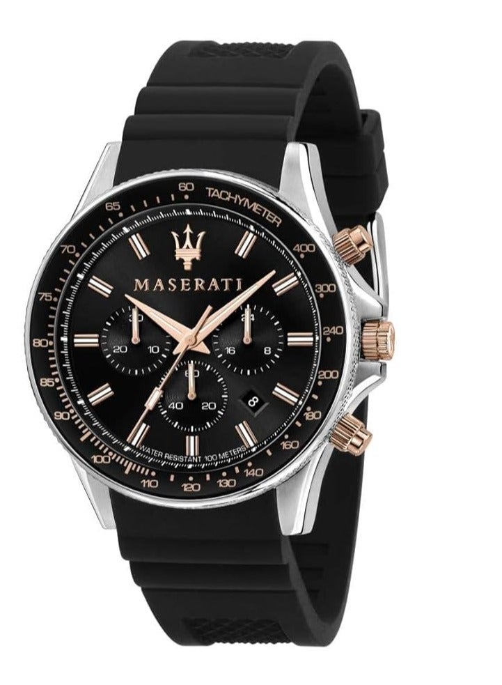 Maserati Maserati Men's Watch, SFIDA Collection, in Steel, Silicone  - Image 1