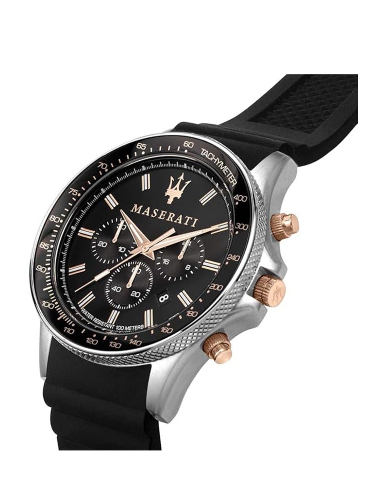 Maserati Maserati Men's Watch, SFIDA Collection, in Steel, Silicone  - Image 2