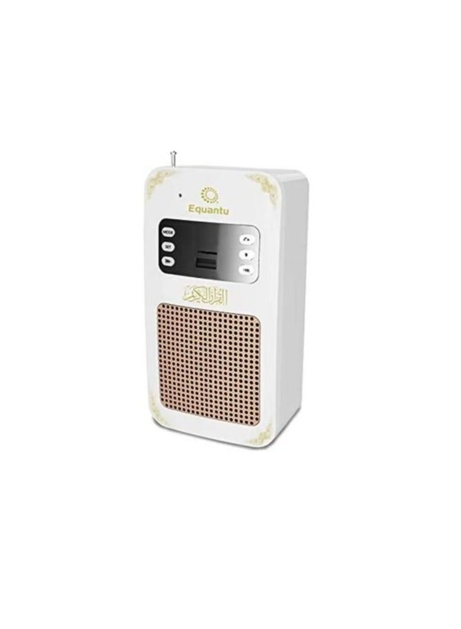 REBENUO Portable Quran Speaker- Bluetooth White - Image 1