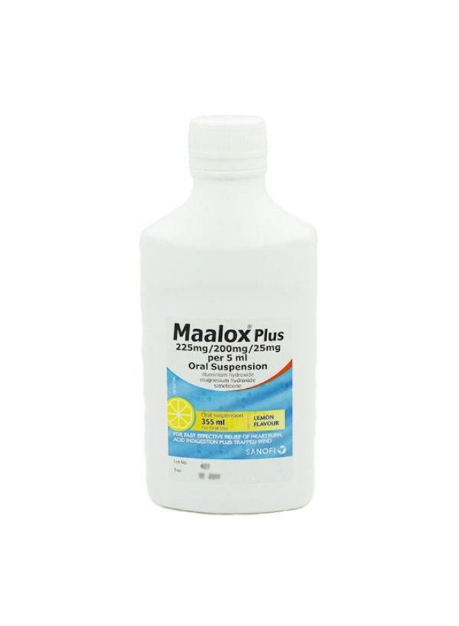 Maalox Plus Suspension Lemon 355Ml - Image 1
