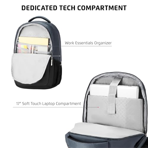 Safari Zen 2 35L Formal Laptop Backpack Bag for Men & Women, Ideal for Office Use/School/College Boys & Girls, 3 Compartments, Rain Cover, Trolley Sleeve & Organizer, Color Black - Image 3