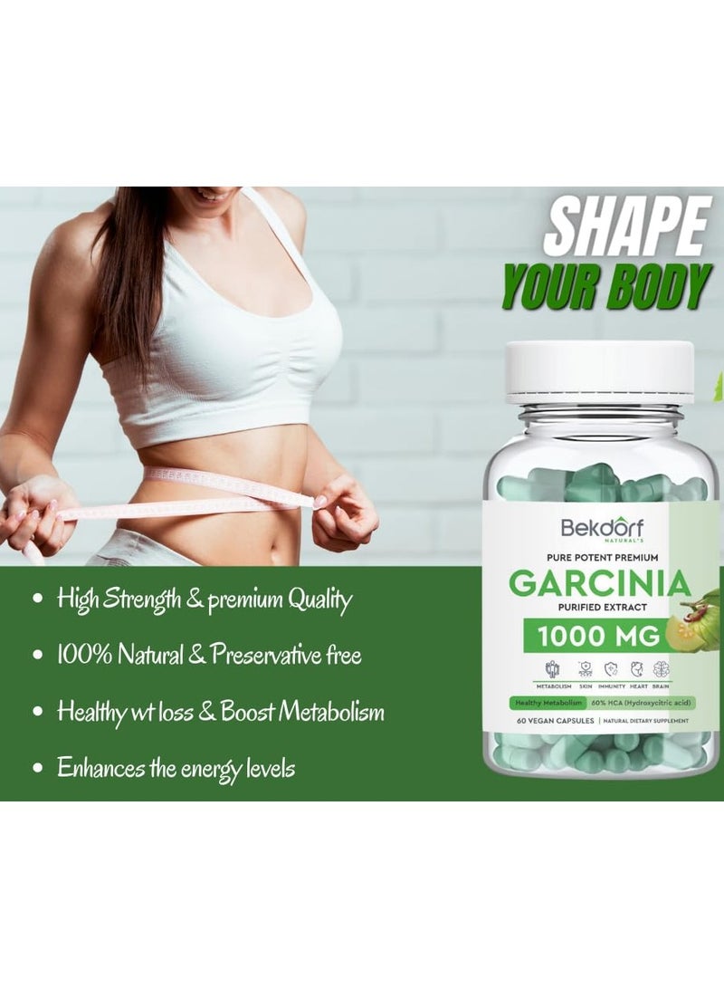 Bekdorf PURE GARCINIA 1000 MG-60 VEGAN CAPSULES - Image 4