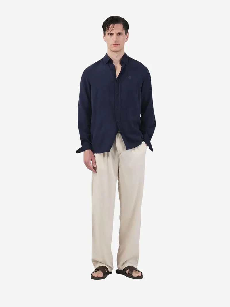 جيستو GIESTO Tencel Button-Up Shirt