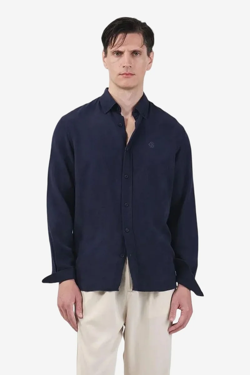 GIESTO Tencel Button-Up Shirt