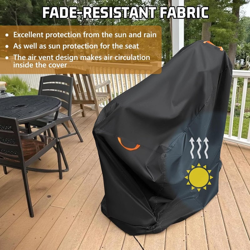 2win2buy Exercise Bike Cover, Stationary Bike Protective Cover 600D Oxford Waterproof Upright Cycling Bicycle Covers Outdoor & Indoor Storage for Peloton Bike+, Schwinn, NordicTrack s22, Schwinn, Echelon - Image 5