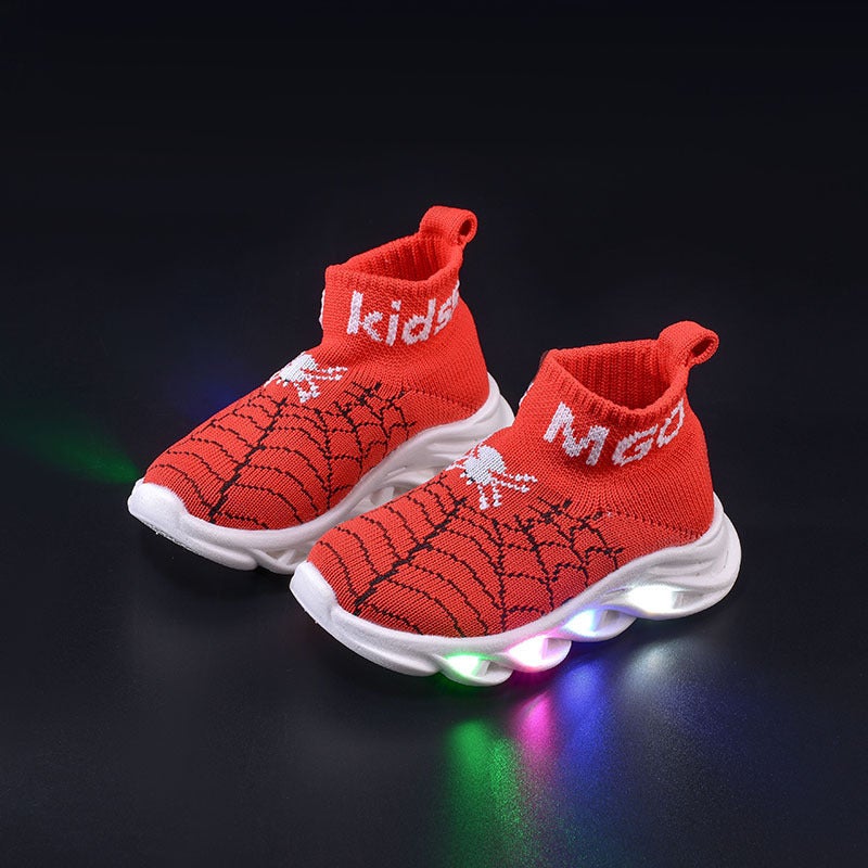 Mesh Sneakers Lightweight Flexible Sole Walking Shoes For Kids Indoor And Outdoor Activities - Image 1