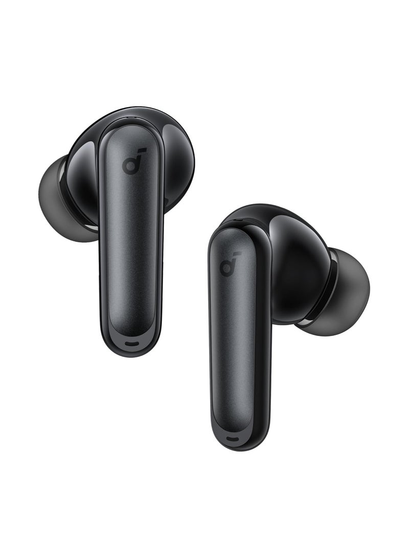 Soundcore P41i by Anker Adaptive Noise Cancelling Earbuds with Portable Phone Charger (Built-in USB-C Cable), 192-h Playtime, Immersive Sound, 6-Mic AI Calls, IPX5 Wireless Earbuds, Bluetooth 5.3 Black - Image 2