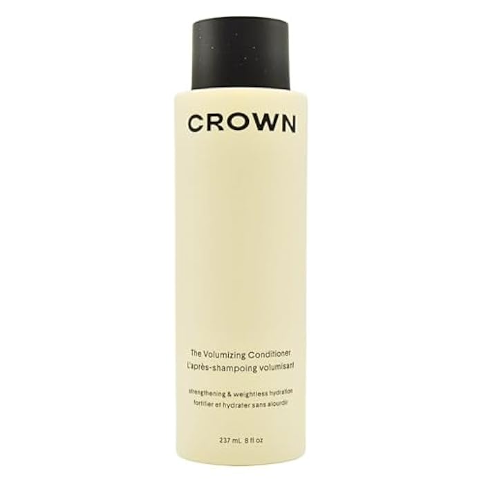CROWN AFFAIR The Volumizing Conditioner 8oz – Lightweight Gel for Oily, Flat Hair with Hyaluronic Acid, Rice Protein & Panthenol - Image 1