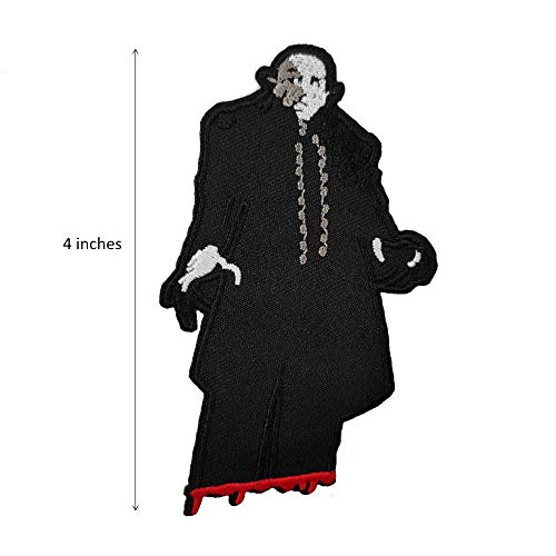 Cute-Patch Nosferatu Embroidered Iron on sew on Patches Costume DIY - Image 3