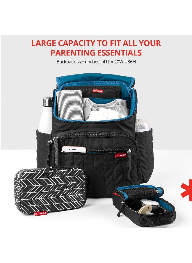 Skip Hop Forma Backpack Diaper Bag - Jet Black