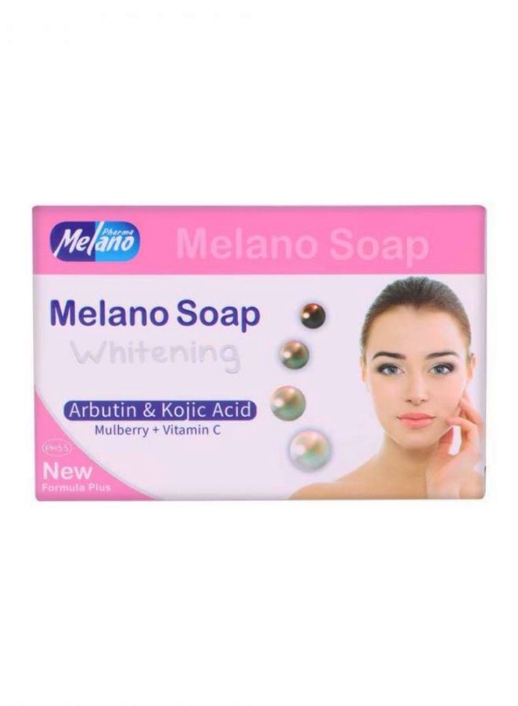 MELANO Whitening Soap with Arbutin and Kojic Acid Mulberry Vitamin C 100 grams - Image 3