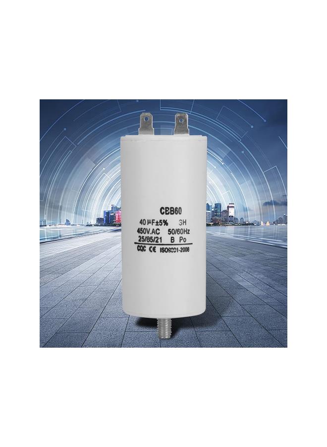 CBB60 Capacitor,450V 40uf 50/60Hz Motor Capacitor Water Pump Capacitor Run Capacitor for Washing Machine - Image 3