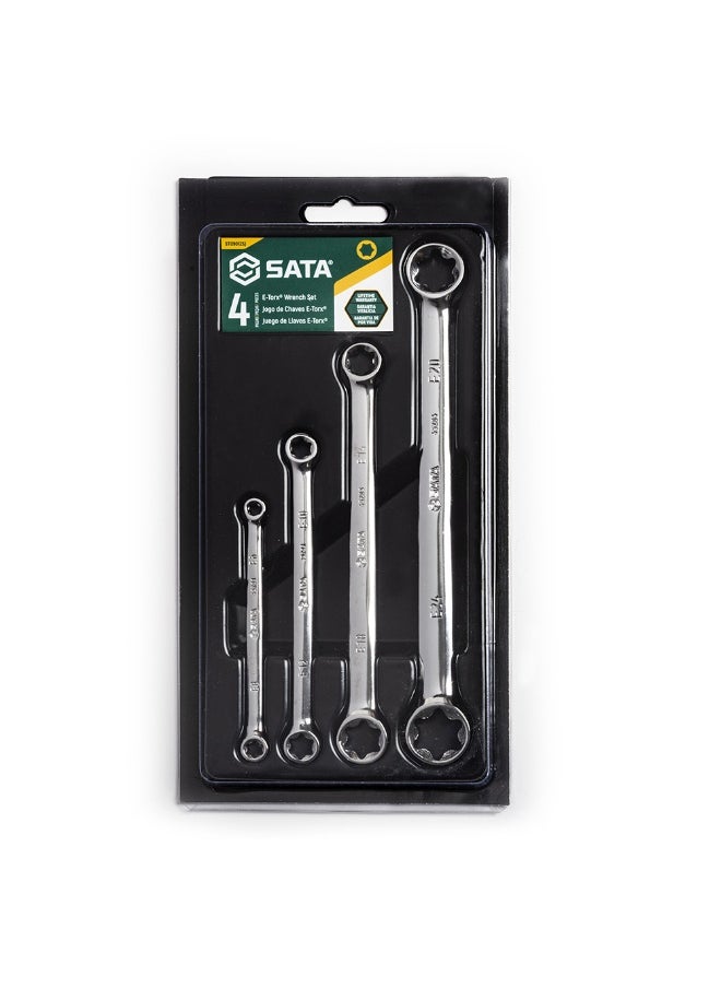 Sata SATA ST09012SJ 4-Piece E-Torx Box Wrench Set  - Image 1