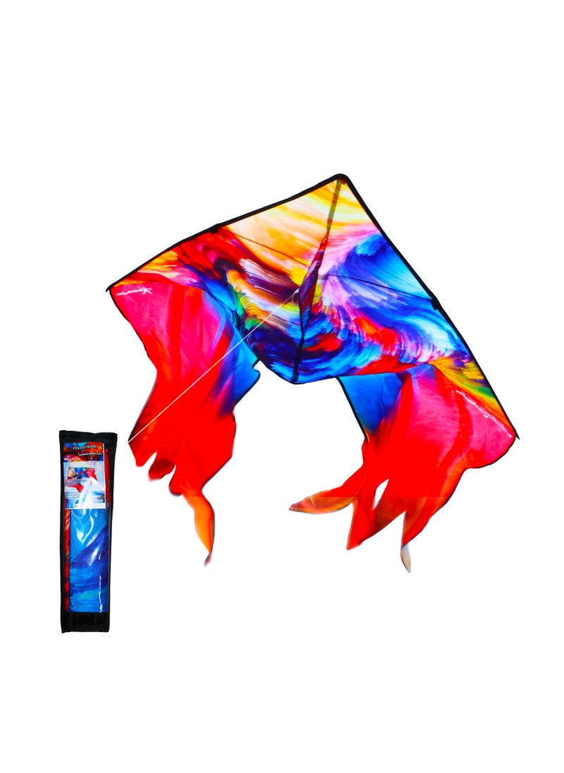 SHAPE UP Single line beach kite for kids & adults, kites for beginner with 1.6 meter strong kite string with winder handle, easy-to-fly lightweight sport & outdoor toys great for all ages - color mode  - Image 1