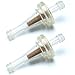 APE RACING Inline Fuel Filter Small Universal Fuel Filters Pack of 2 for 14 Fuel Line Gas Engine Motorcycle Dirt Bike Scooter ATV Quads - Image 2