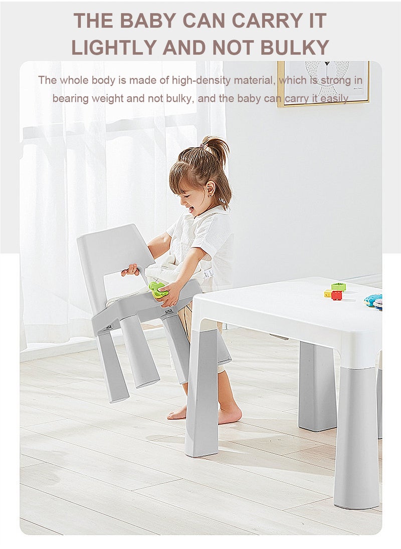 Toddler Kids Table And Two Chair Set, Creative Drawing And Learning Table And Chair With Concealed Drawer 8817-grey - pzsku/ZA983D6737D859CF0FADEZ/45/_/1737101654/0b2c693e-bf57-40e6-9d03-1fa0bfd84c32