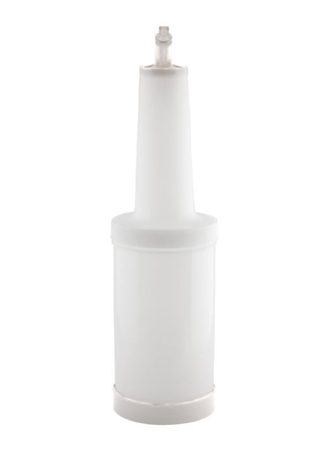 1L Plastic Save N Pour (White)