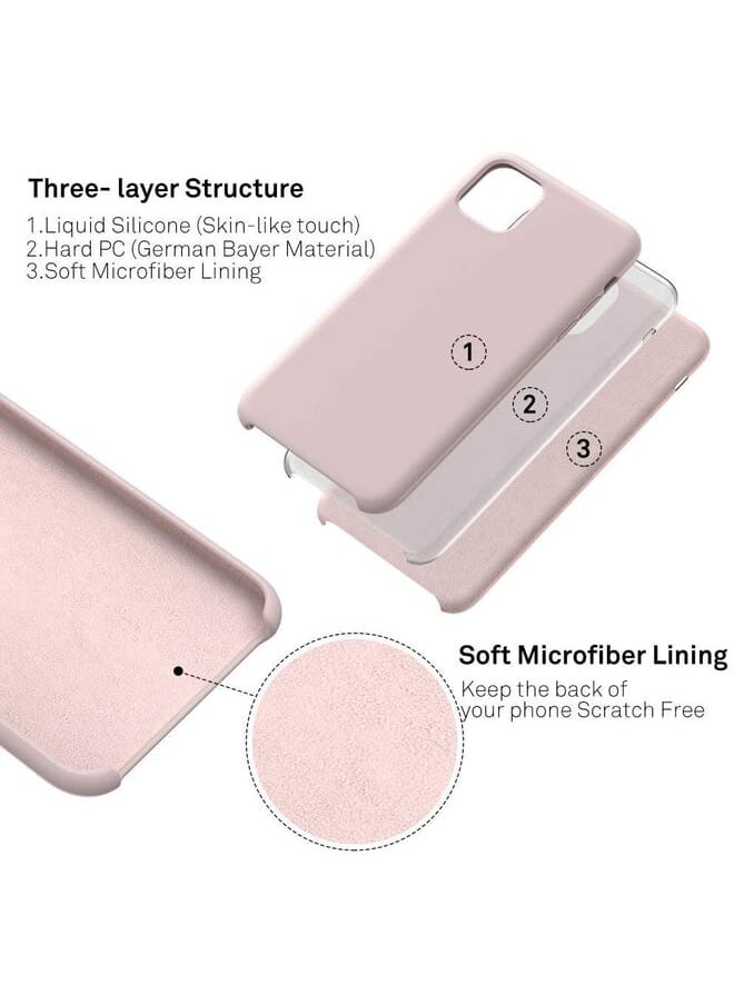 NuSense Case For Iphone 11, Case Cover With Liquid Silicone Rubber, Comfortable Grip, Soft Texture, Screen & Camera Protection, Velvety-Soft Lining, Shock-Absorbing For Iphone 11,  (Pink)  - Image 2