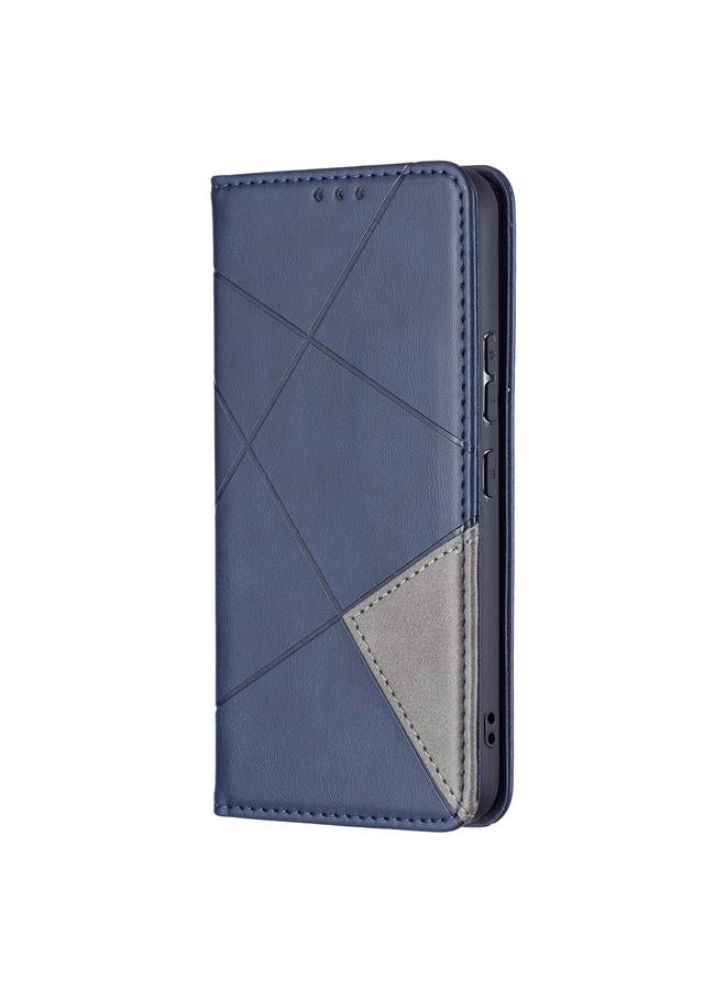 S-TOP Case For Samsung Galaxy S22 5G Prismatic Invisible Magnetic Horizontal Flip Phone Leather Case with Holder & Card Slots & Photo Frame - Image 2