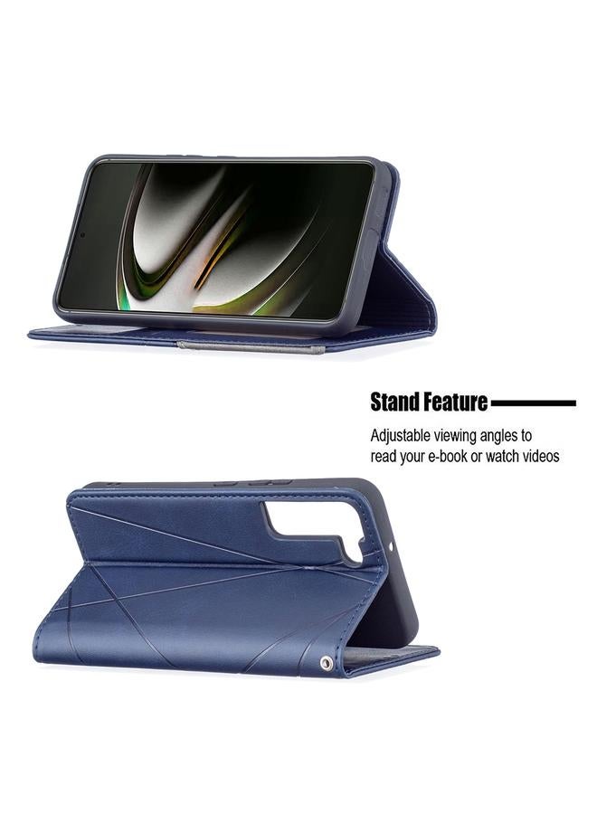 S-TOP Case For Samsung Galaxy S22 5G Prismatic Invisible Magnetic Horizontal Flip Phone Leather Case with Holder & Card Slots & Photo Frame - Image 4