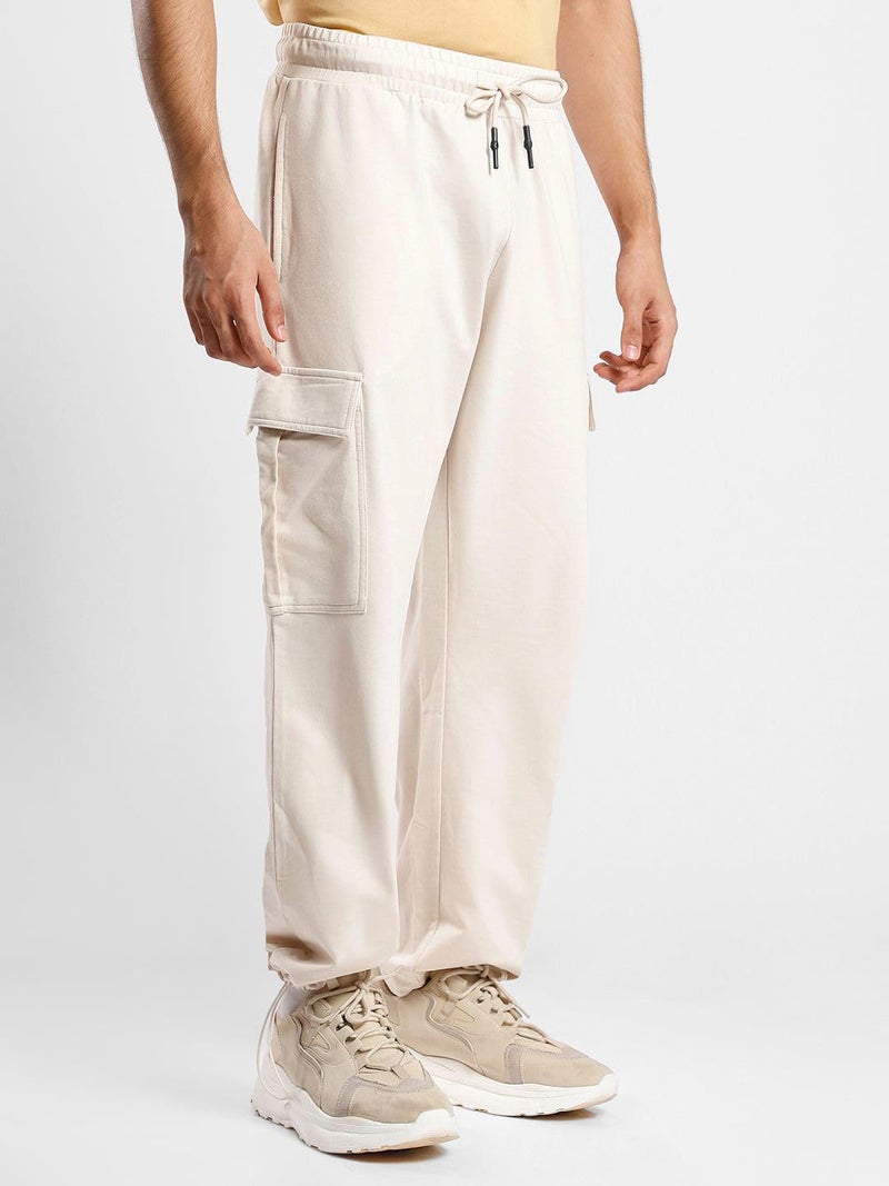 NOBERO Cargo Utility Joggers for Men in Arctic Wolf - Image 1