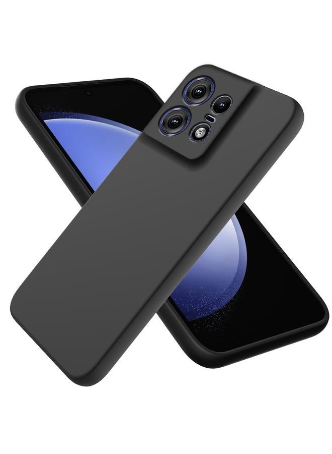 اس-توب جراب لهاتف موتورولا إيدج 50 برو، جراب سيليكون سائل مقاوم للصدمات بلون نقي - Image 1