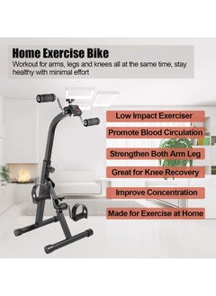 XiuWoo Pedal Exerciser Hand Arm Leg Knee Recovery Medical Pedals Folding Adjustable Fitness Rehab Equipment for Elderly Home Pedal Exercise Bike  - Image 4