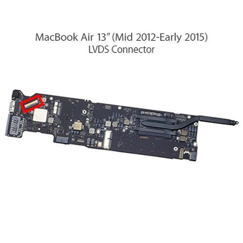 Odyson - LCD Display LVDS Cable Connector (30-Pin) Replacement for Apple MacBook Air (2012-2015), Pro 13" Unibody (2012), iMac 21.5" (2012, 2013) - Image 4