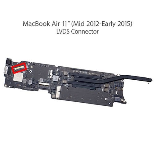 Odyson - LCD Display LVDS Cable Connector (30-Pin) Replacement for Apple MacBook Air (2012-2015), Pro 13" Unibody (2012), iMac 21.5" (2012, 2013) - Image 3