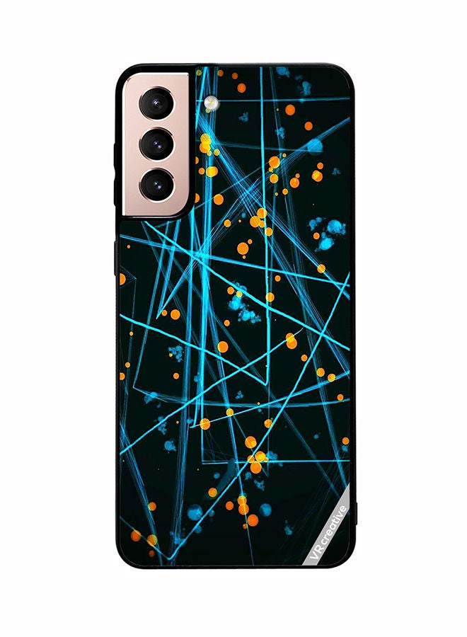Protective Case Cover For Samsung Galaxy S21 Plus 5G Lasers Design Multicolour