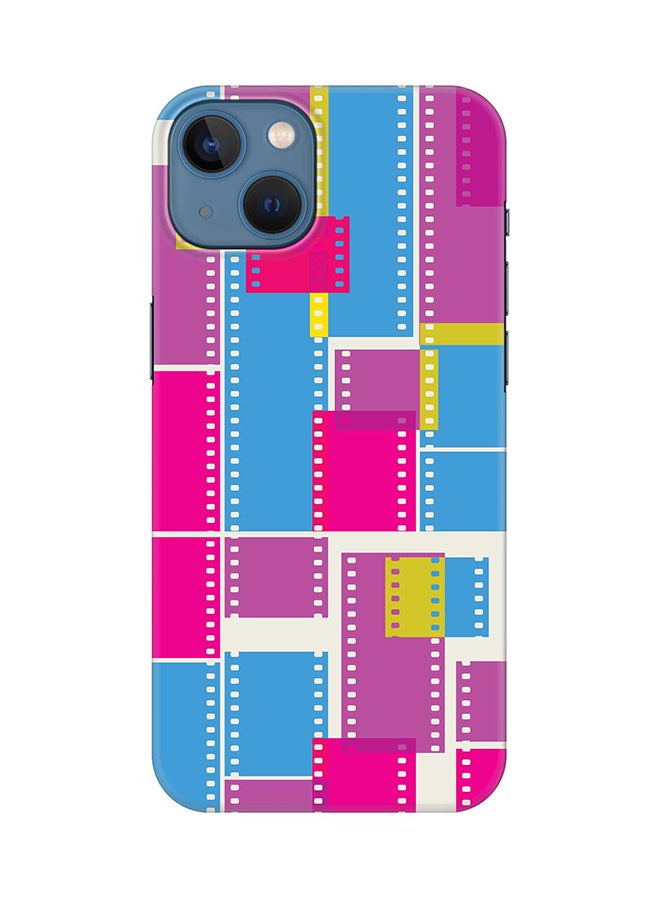 Stylizedd Case for Apple iPhone 14 Slim Snap Classic Series Mobile Cover Hard PC Shield Matte Finish Print - Film Strips