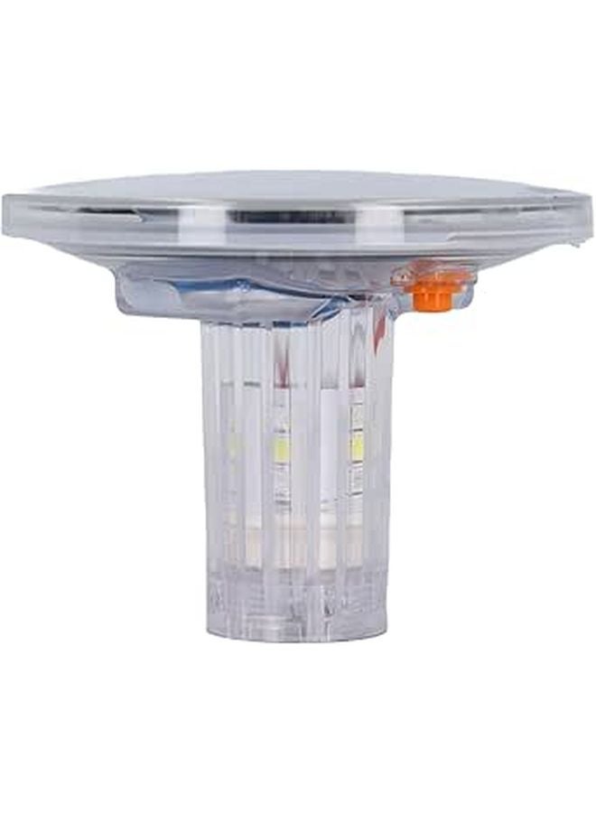 Solar Strobe Warning Light Red White Blue LED Flashing Safety Lamp For Construction Boat Navigation - Image 1
