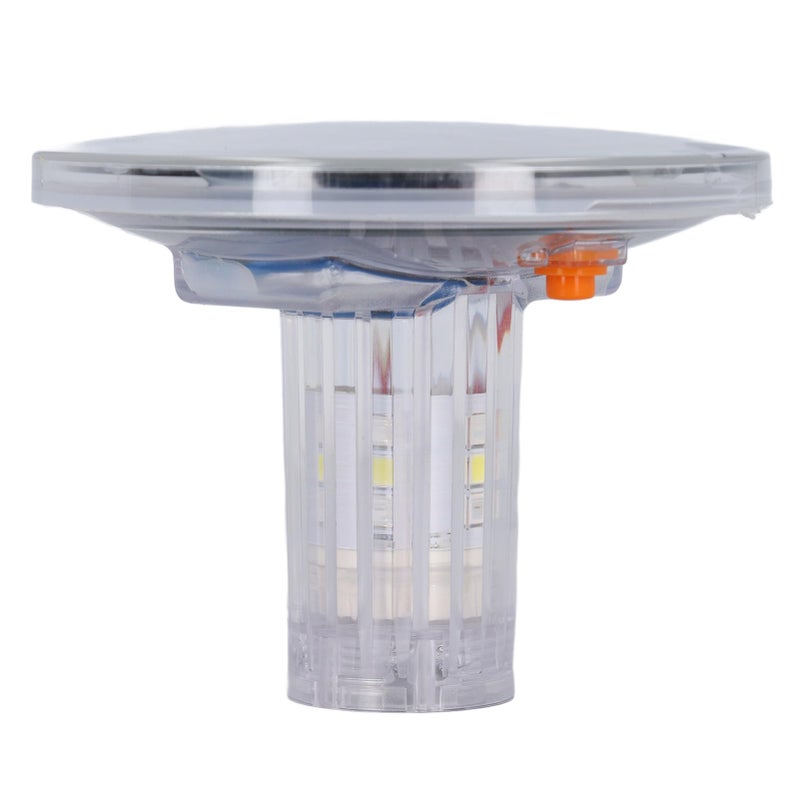 Solar Strobe Warning Light Red White Blue LED Flashing Safety Lamp For Construction Boat Navigation - Image 2