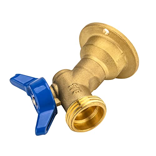 EFIELD 2Pack 14Turn Brass Sillcock Hose Bibb Valve 34 Female NPT Inlet 34 Male GHT Threaded Garden Hose OutletConnectorSILLCOCK0282PCS - Image 3