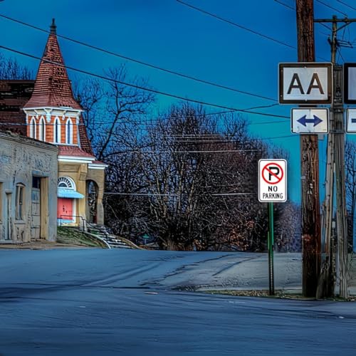 Enjoyist Large No Parking Sign, 18"x 12" .040 Aluminum Reflective Sign Rust Free Aluminum-UV Protected and Weatherproof - Image 5
