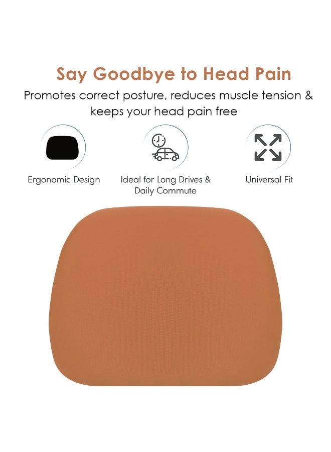 Spider Memory Foam Car Headrest Pillow – Ergonomic Neck & Head Support Cushion with Adjustable Strap, Universal Fit, Reduces Pain & Fatigue - Image 5
