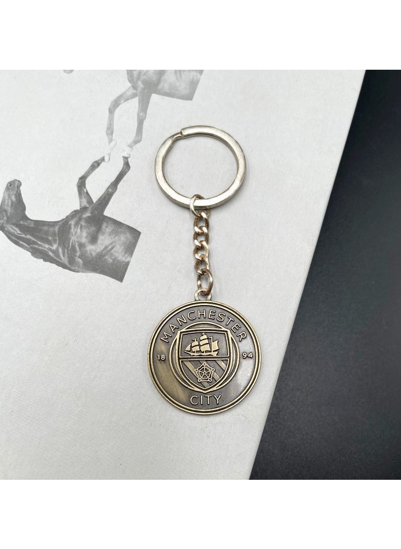 Manchester City Football Club Metal Keychain