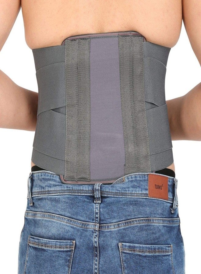 MEDTRIX Exclusive Double Strapping Contoured Lumbar Sacral Belt For Back Support Back Pain Belt For Compression Abdominal Belt For Men Women (XL) - Image 1