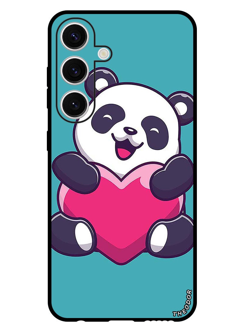 Theodor Protective Case Anti Scratch Shock Proof Bumper Cover For Samsung Galaxy S24 Heart Panda - Image 1