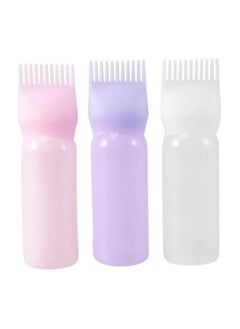 Ucanbe 2 Piece Hair Dye Applicator Bottle With Brush Pink/Purple 17x4.5cm  - Image 5