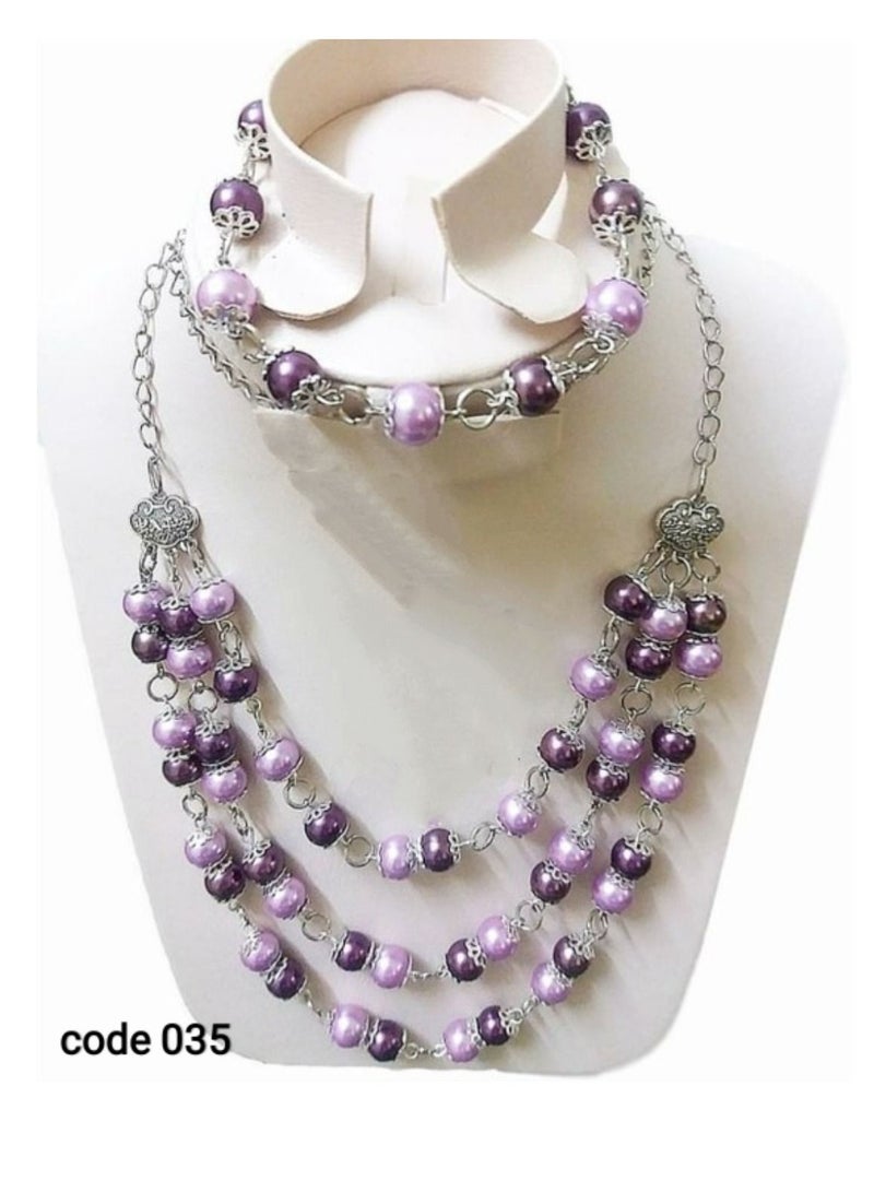 R&R Multi-role women's necklace and bracelet set from the first